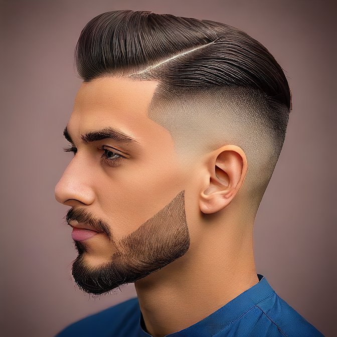 Mid Fade Pompadour