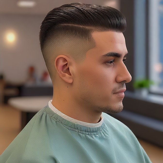 drop fade haircut