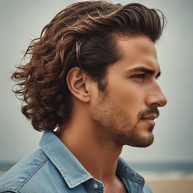 Beach Waves Haircut